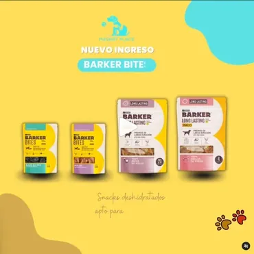 Publicación: nuevo ingreso, snacks Barker Bite